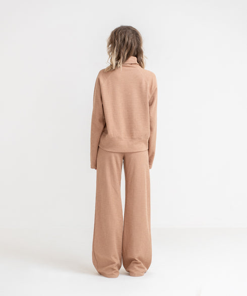 Women's Rib Relaxed Fit Turtleneck